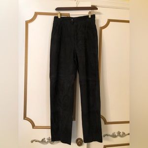 VINTAGE - Suede Leather Pants